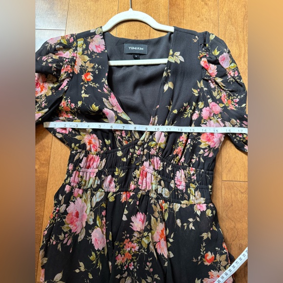 Revolve Yumi Kim samba dress in flirty floral black - Picture 7 of 7
